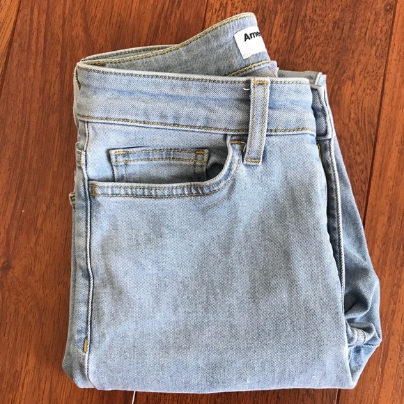 American Apparel Denim - AMERICAN APPAREL high waisted jeans